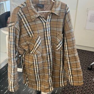 Plaid Brown Jacket